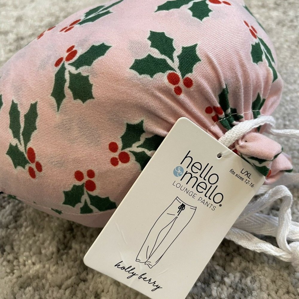 Hello Mello Lounge Pants Holly Berry L/XL
